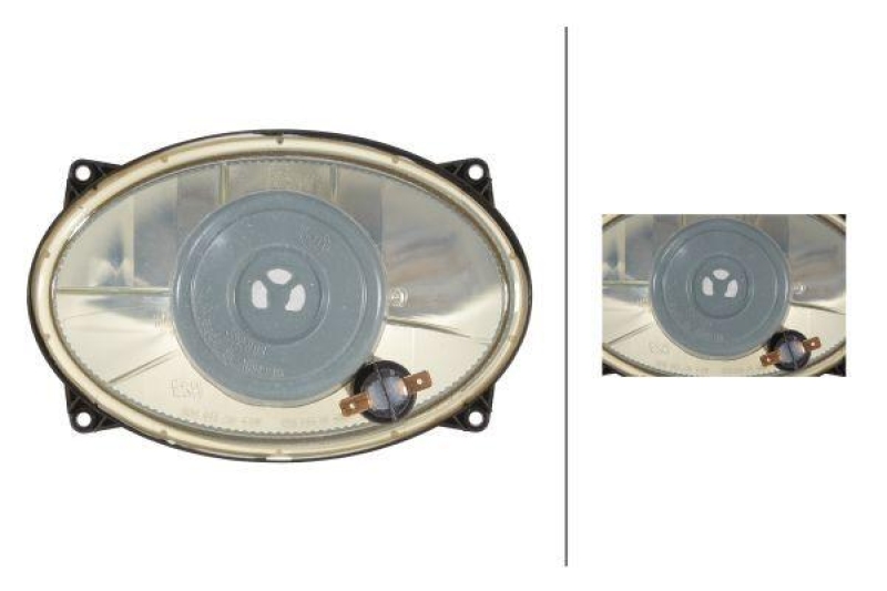 HELLA 1AB 990 335-111 Einsatz-Heckscheinwerfer Halogen