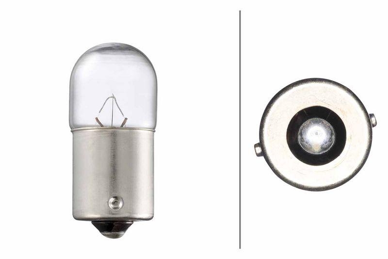 HELLA 8GA 002 071-251 Glühleuchte 24V R10W BA15s