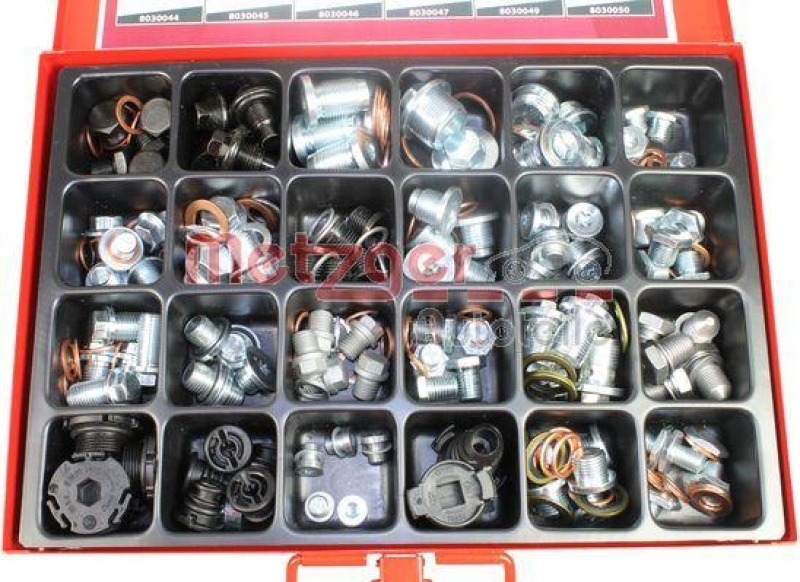 METZGER 8030099 Sortiment, &Ouml;lablassschraube f&uuml;r INHALT 115 ST&Uuml;CK