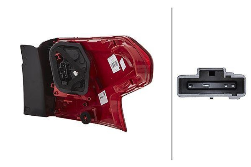 HELLA 2SD 354 823-011 Heckleuchte, links für CITROËN C5 III Break