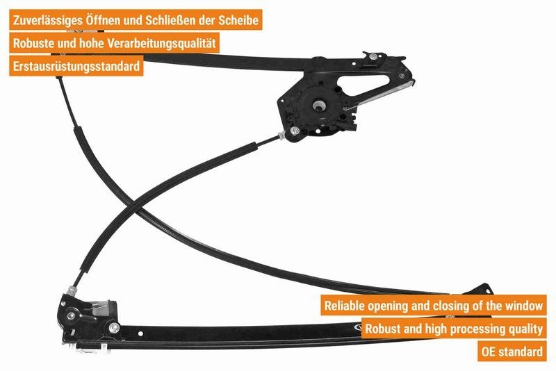 VAICO V10-6320 Fensterheber elektrisch vorne rechts f&uuml;r VW