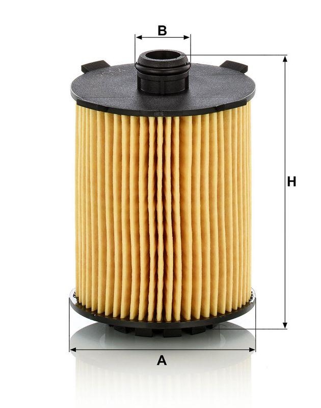 MANN-FILTER HU 8014 z &Ouml;lfilter f&uuml;r Volvo