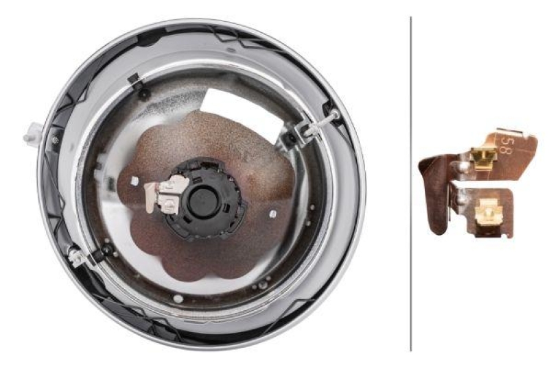 HELLA 1A8 001 149-011 Heckscheinwerfer links/rechts Halogen VW