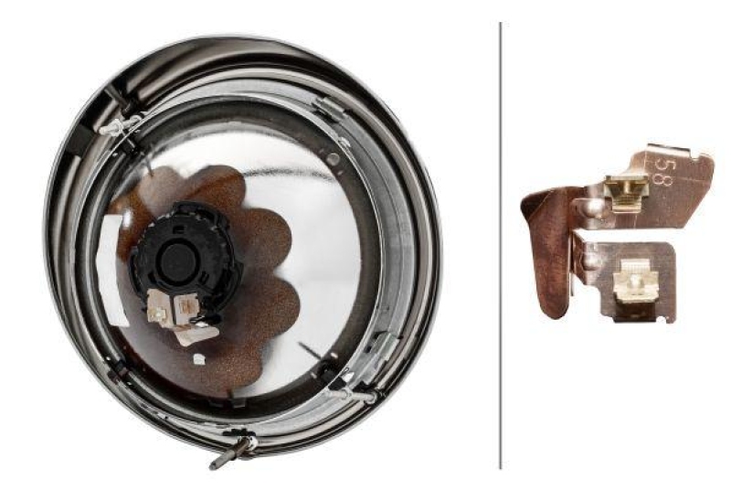 HELLA 1A8 001 156-011 Heckscheinwerfer links/rechts Halogen VW