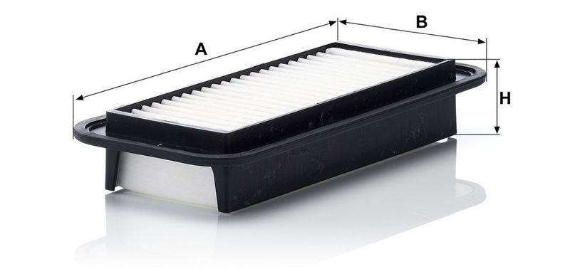 MANN-FILTER C 2610 Luftfilter f&uuml;r Toyota