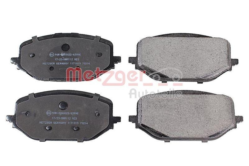 METZGER 1171019 Bremsbelagsatz, Scheibenbremse WVA 26 588