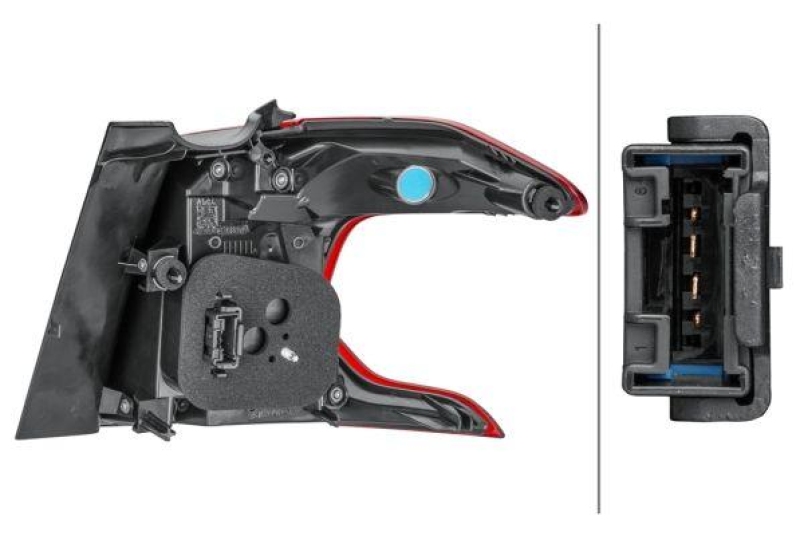 HELLA 2SD 354 846-031 Heckleuchte links LED PEUGEOT