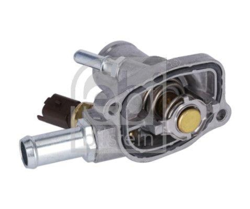 FEBI BILSTEIN 185862 Thermostat mit Gehäuse, Dichtung und Temperatursensor für Fiat