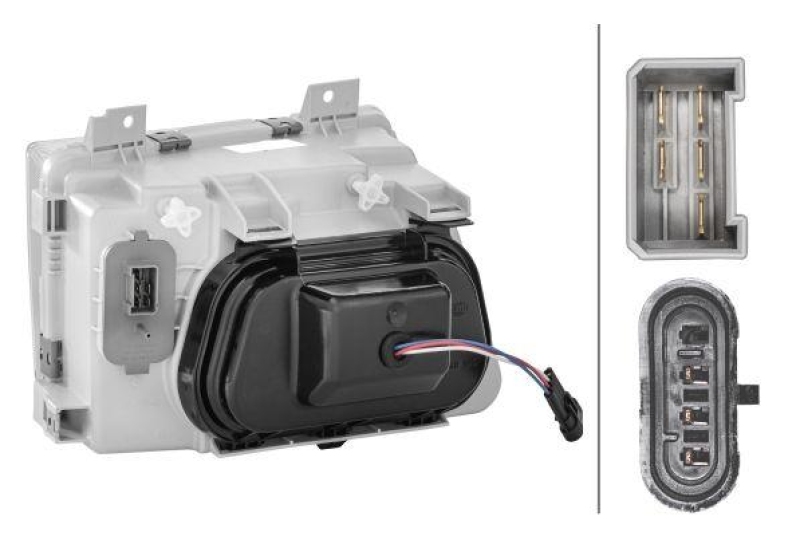 HELLA 1AH 007 774-011 Heckscheinwerfer links Halogen MB