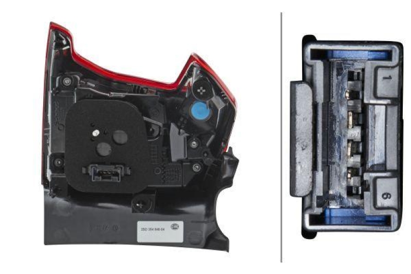 HELLA 2SD 354 846-041 Heckleuchte rechts LED PEUGEOT