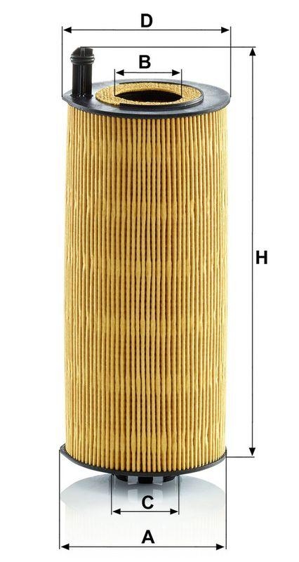 MANN-FILTER HU 12 006 z &Ouml;lfilter f&uuml;r Mercedes-Benz