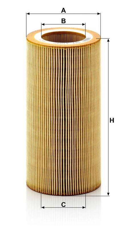MANN-FILTER HU 1297 x &Ouml;lfilter f&uuml;r DAF