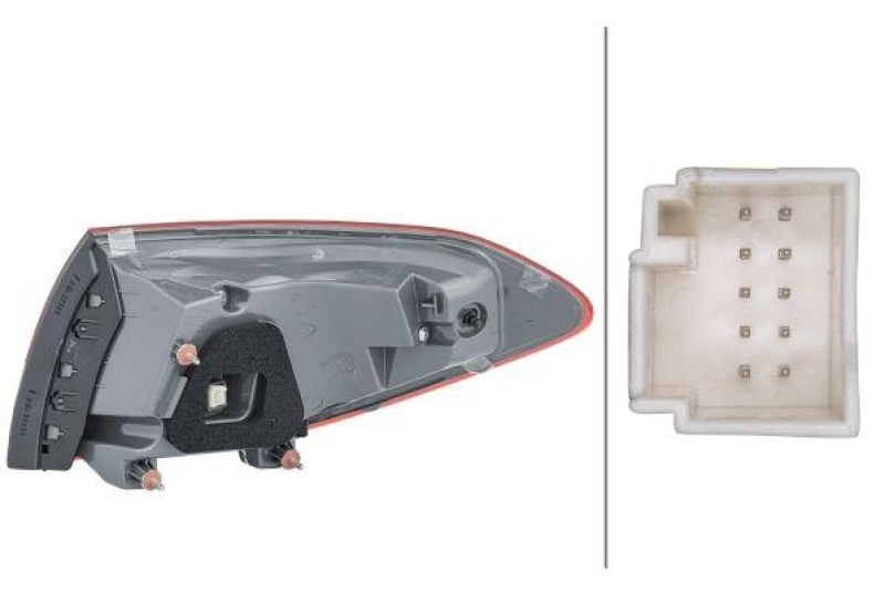 HELLA 2SD 354 875-111 Heckleuchte links LED MB