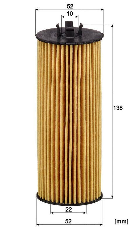 MANN-FILTER HU 6009 z &Ouml;lfilter f&uuml;r Chrysler