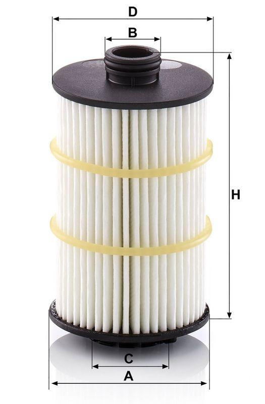 MANN-FILTER HU 7024 z &Ouml;lfilter f&uuml;r VW