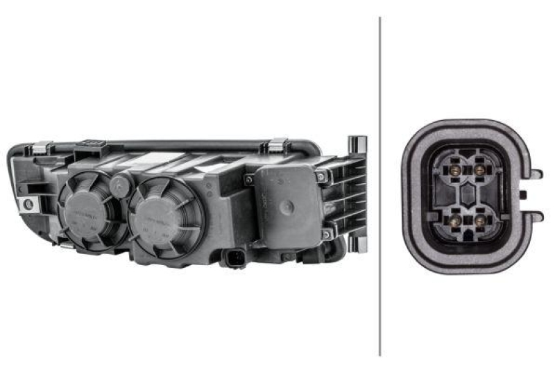 HELLA 1FP 354 986-011 Heckscheinwerfer links Halogen MAN
