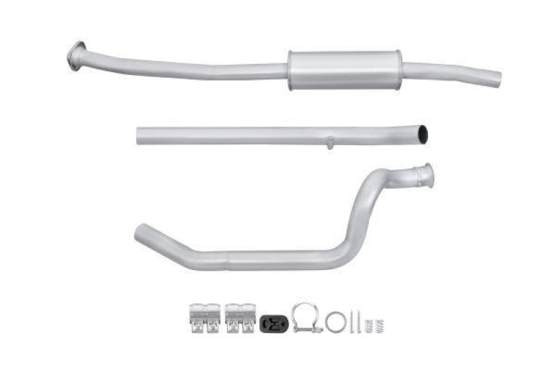 HELLA 8LC 366 025-071 Mittelschalldämpfer PEUGEOT