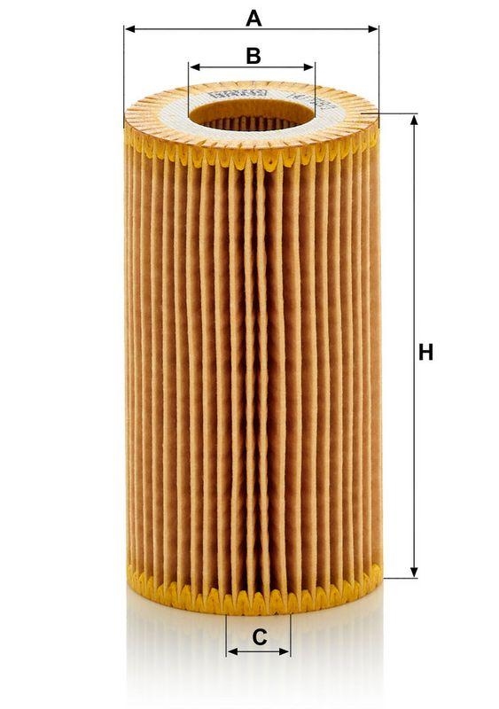 MANN-FILTER HU 718/1 y &Ouml;lfilter f&uuml;r Chrysler