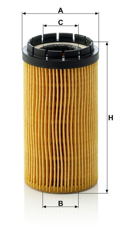 MANN-FILTER HU 718 x &Ouml;lfilter f&uuml;r Hyundai