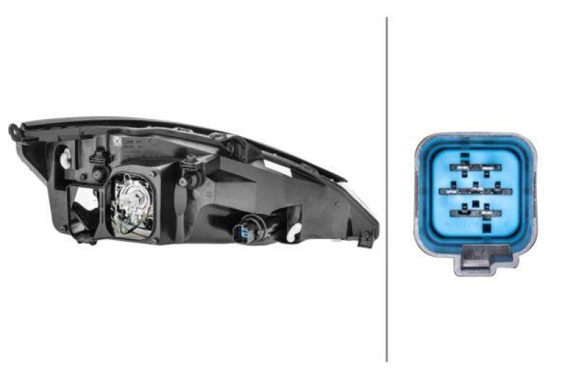 HELLA 1AE 010 199-011 Heckscheinwerfer links Halogen FORD
