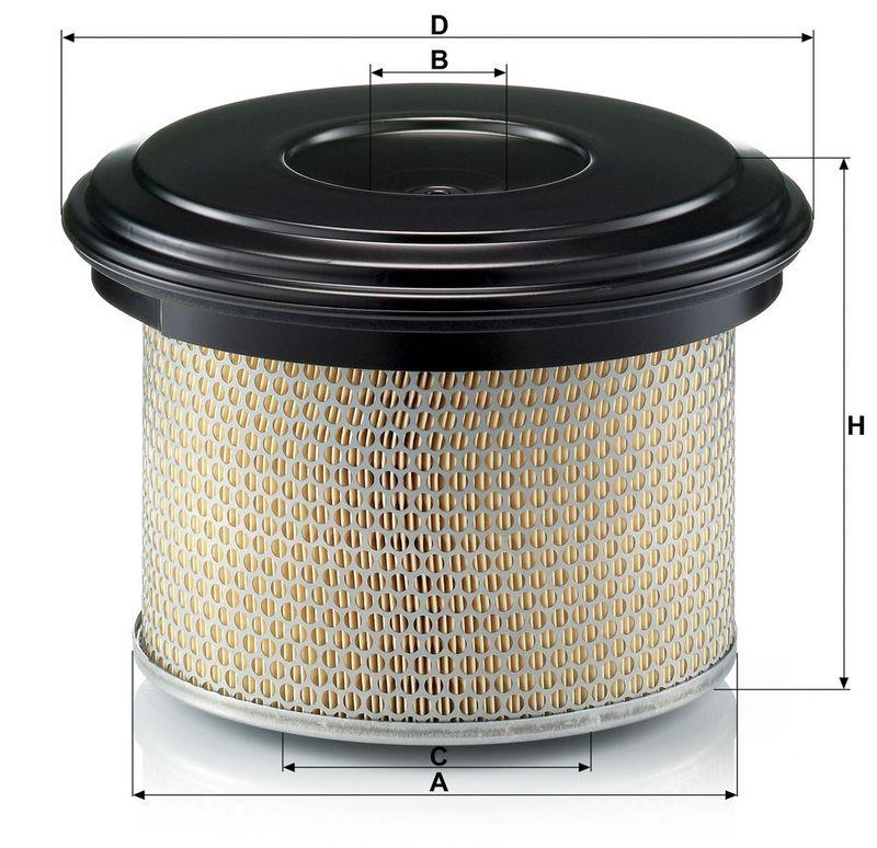 MANN-FILTER C 27 585/3 Luftfilter f&uuml;r Mercedes-Benz