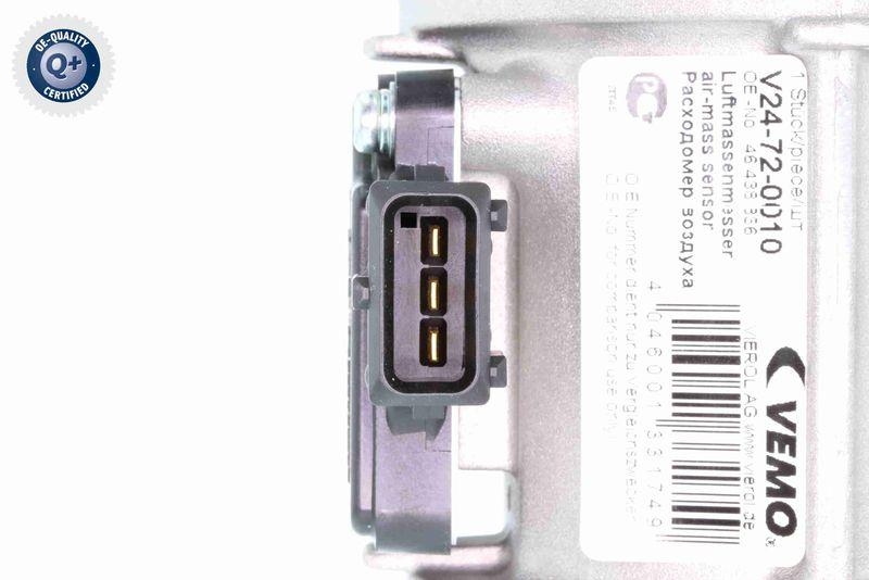 VEMO V24-72-0010 Luftmassenmesser 3-Polig f&uuml;r FIAT