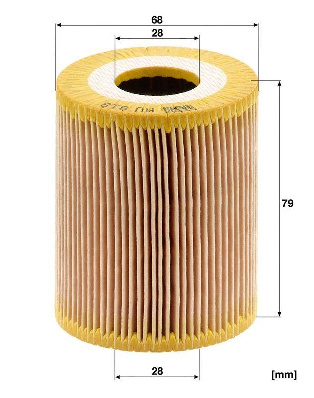 MANN-FILTER HU 818 x &Ouml;lfilter f&uuml;r BMW