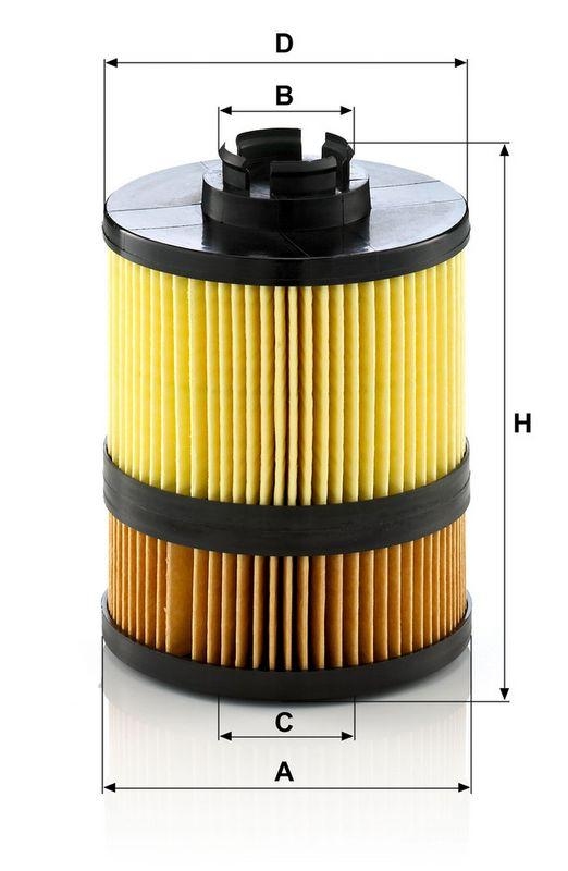 MANN-FILTER HU 9002 z &Ouml;lfilter f&uuml;r Opel