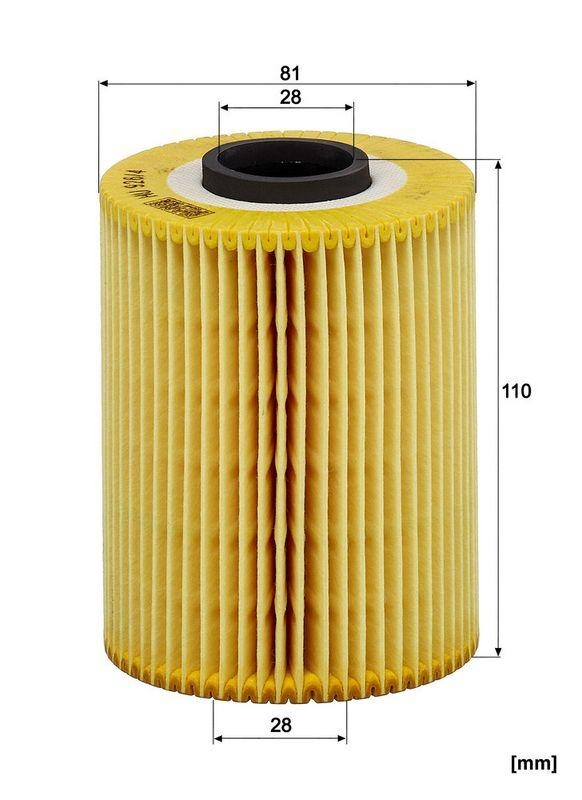 MANN-FILTER HU 926/4 x &Ouml;lfilter f&uuml;r BMW