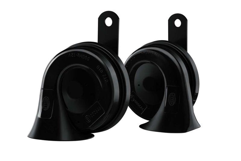 HELLA 3FH 012 010-041 Trompetenhorn TE26Set 12V 110dB A 400/500Hz 2-Klang