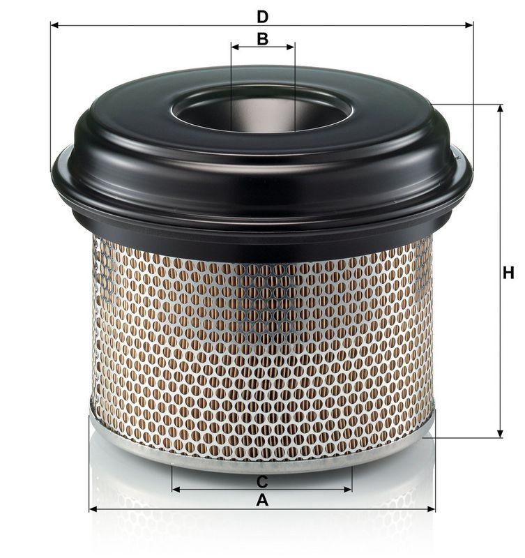 MANN-FILTER C 28 715 Luftfilter f&uuml;r Mercedes-Benz