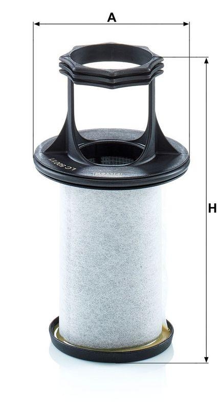 MANN-FILTER LC5001/1X Filter Kurbelgeh&auml;useentl&uuml;ftung