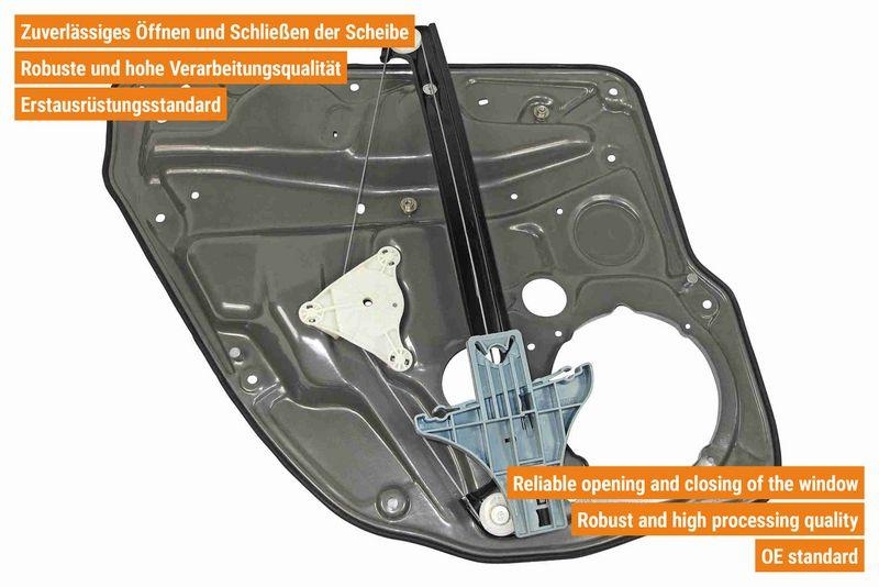 VAICO V10-1853 Fensterheber elektrisch hinten rechts für VW