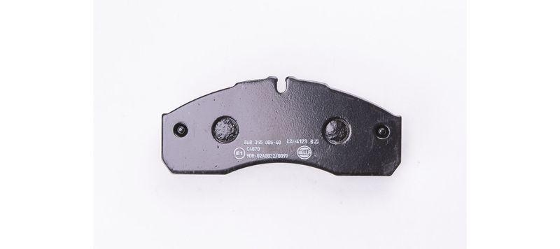 HELLA 8DB 355 005-401 Bremsbelagsatz, Scheibenbremsbelag f&uuml;r IVECO/RENAULT TRUCKS