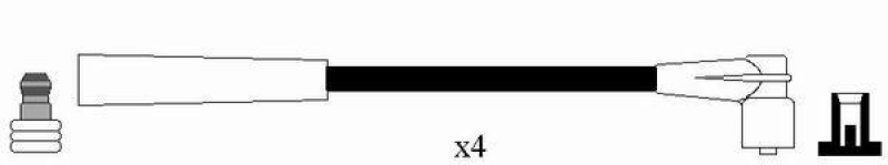 NGK 7218 Z&uuml;ndleitungssatz RC-ST602 |Z&uuml;ndkabel