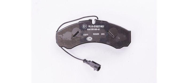 HELLA 8DB 355 005-431 Bremsbelagsatz, Scheibenbremsbelag f&uuml;r IVECO/NISSAN