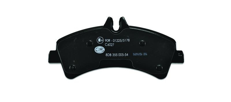 HELLA 8DB 355 005-541 Bremsbelagsatz, Scheibenbremsbelag f&uuml;r VW/MB