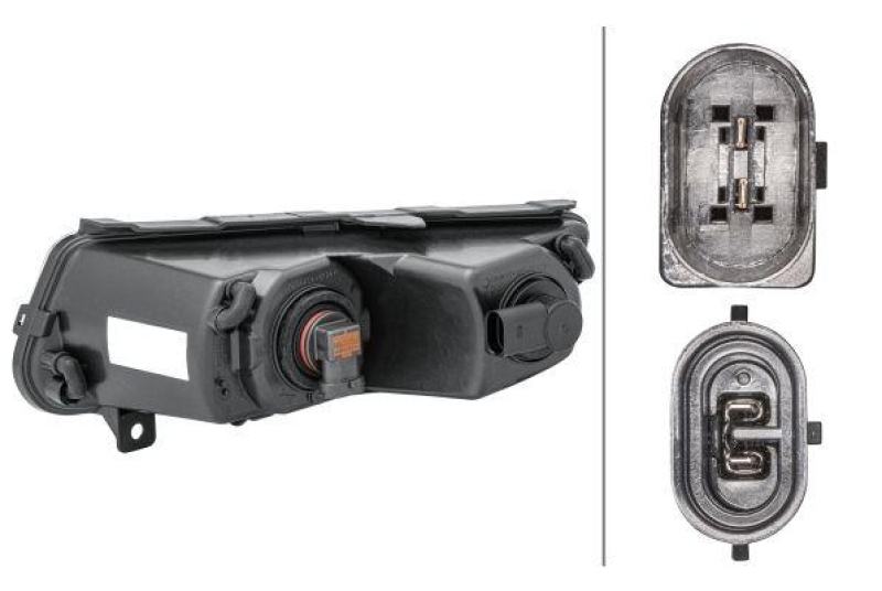 HELLA 1ND 010 377-081 Nebelscheinwerfer rechts Halogen VW