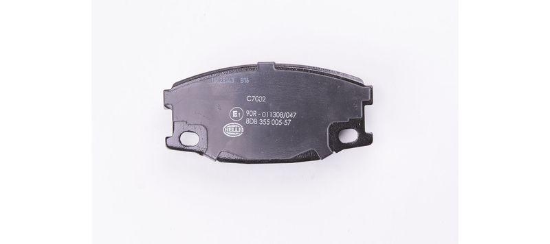 HELLA 8DB 355 005-571 Bremsbelagsatz, Scheibenbremsbelag f&uuml;r MITSU.