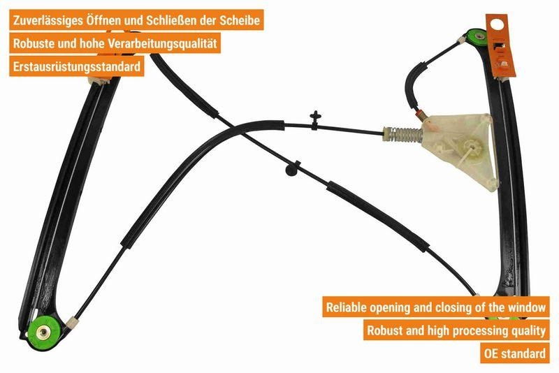 VAICO V10-6386 Fensterheber elektrisch vorne links für VW