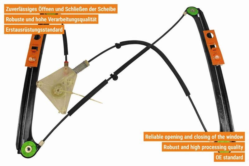 VAICO V10-6387 Fensterheber elektrisch vorne rechts für VW