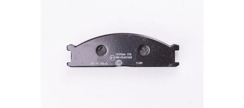 HELLA 8DB 355 005-651 Bremsbelagsatz, Scheibenbremsbelag für NISSAN/FORD/SUBARU