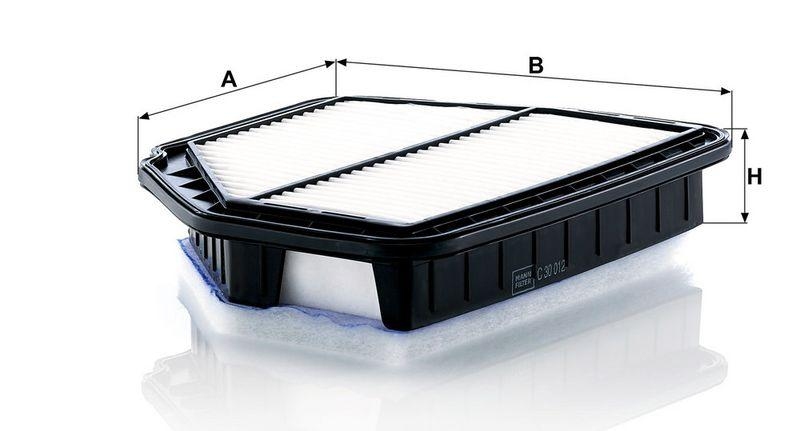 MANN-FILTER C 30 012 Luftfilter f&uuml;r Opel