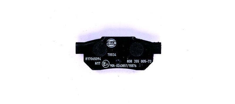 HELLA 8DB 355 005-731 Bremsbelagsatz, Scheibenbremsbelag f&uuml;r HONDA/ROVER/MG