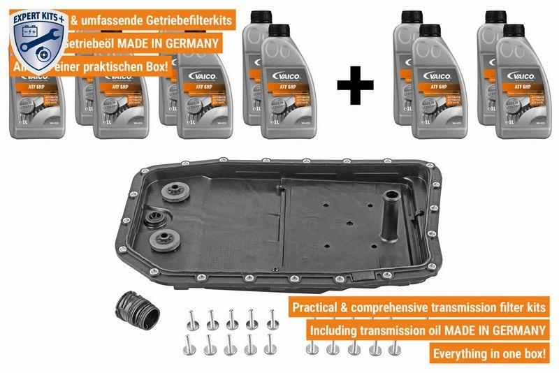 VAICO V20-2088-xxL Teilesatz, Automatikgetriebe-Ölwechsel 6-Gang (6Hp26Z) mit Filter für BMW