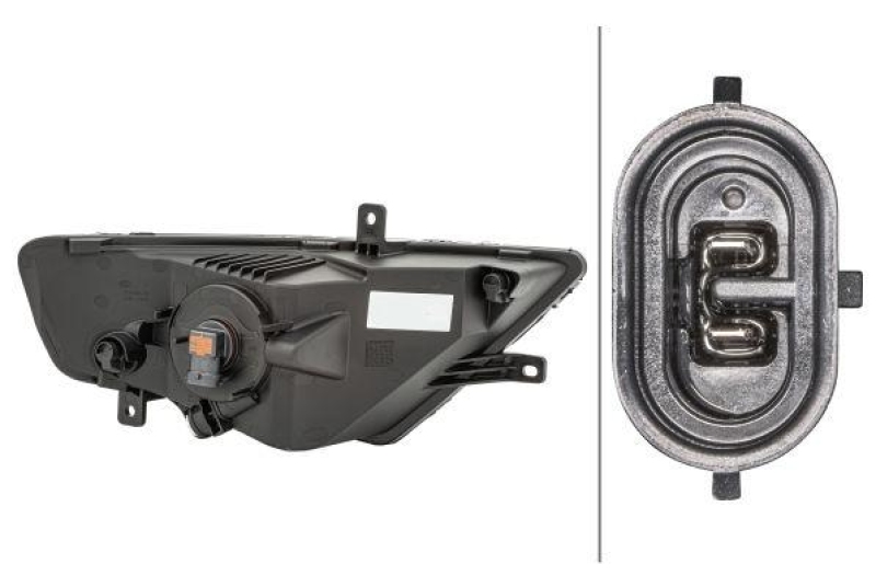 HELLA 1ND 011 157-031 Nebelscheinwerfer links Halogen SEAT