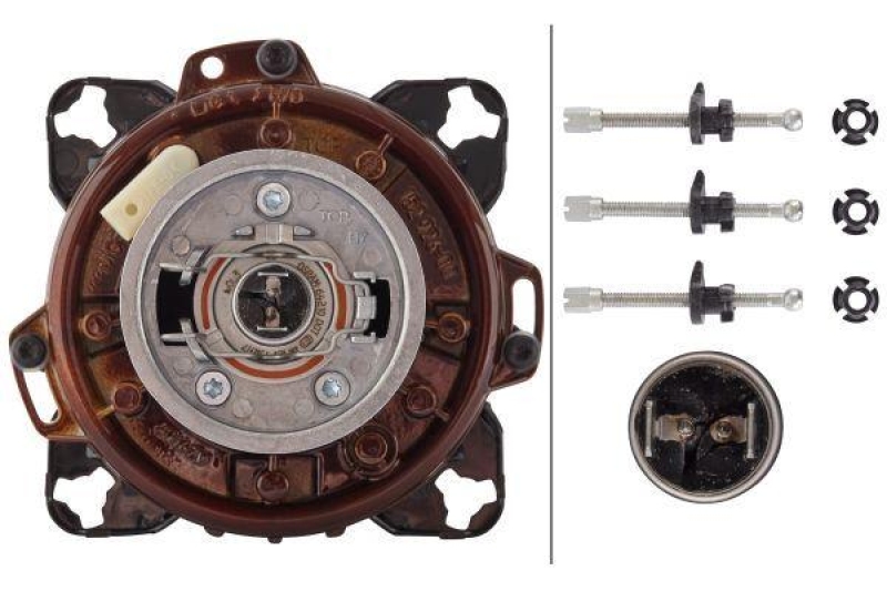 HELLA 1BL 008 193-001 Einsatz-Heckscheinwerfer Halogen