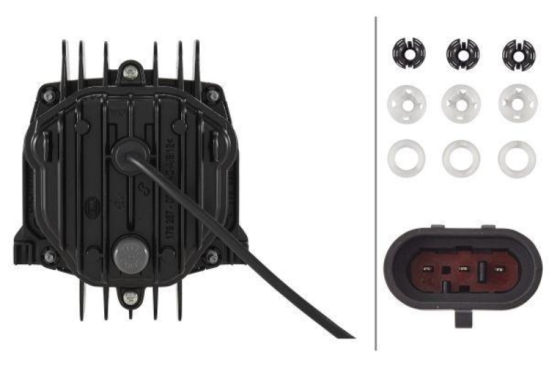 HELLA 1BL 010 820-801 Hauptscheinwerfer 90mm Mono LED