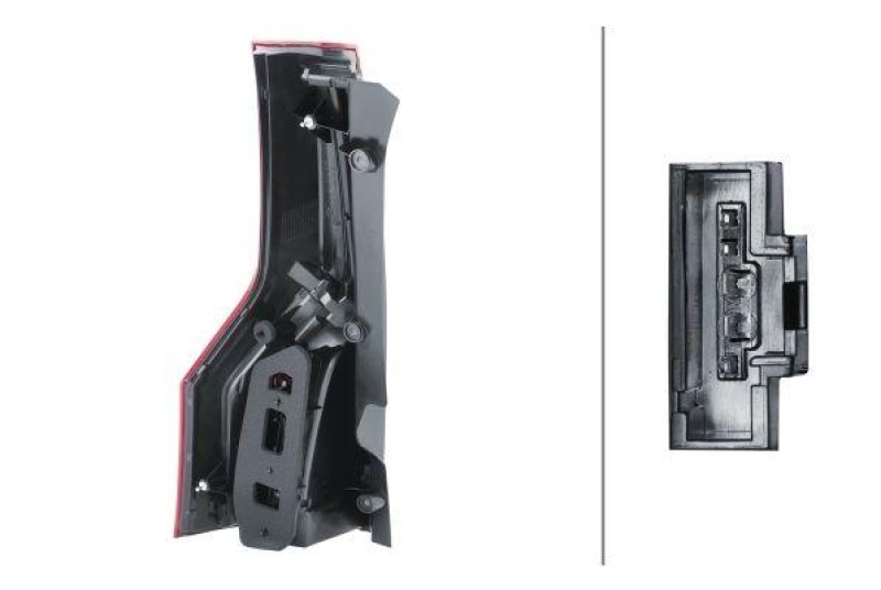 HELLA 2SK 009 466-141 Heckleuchte rechts Hybrid CITROEN