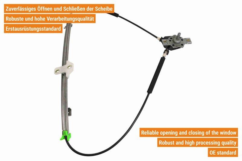 VAICO V10-0031 Fensterheber Manuell vorne links, 2/4 -T&uuml;rer f&uuml;r VW